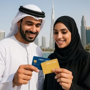Emiraties/ UAE residents selecting the best credit card in the UAE