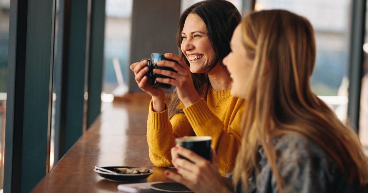 Enjoynig coffee in Dubai